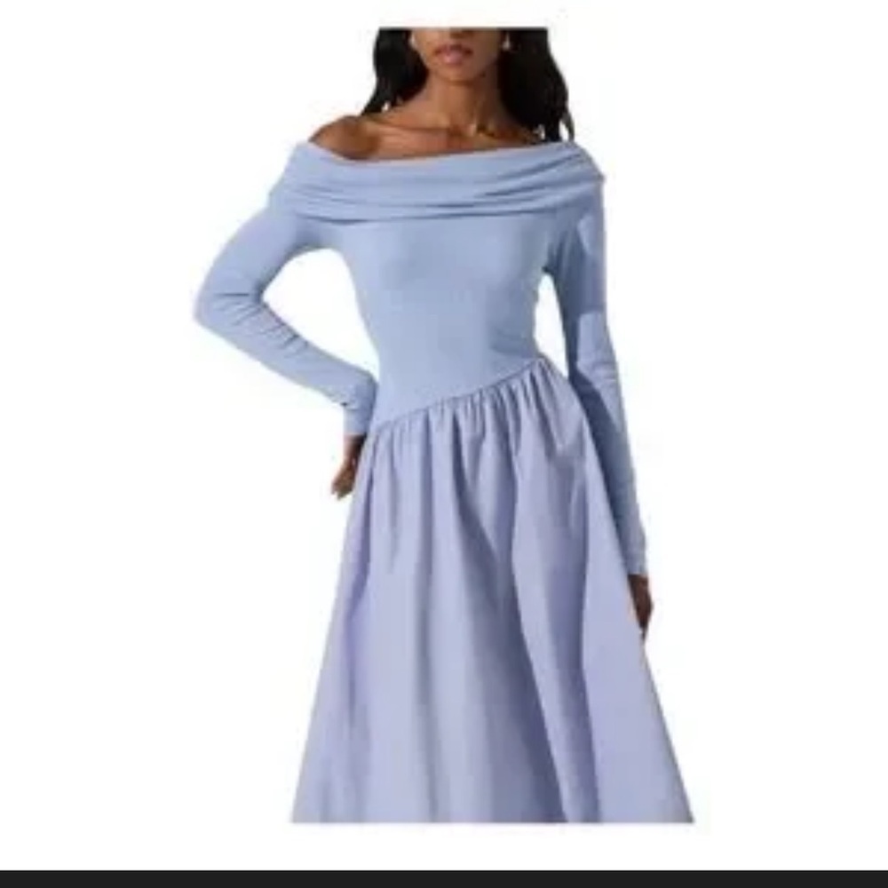Mixed Media Off Shoulder Dress size Medium